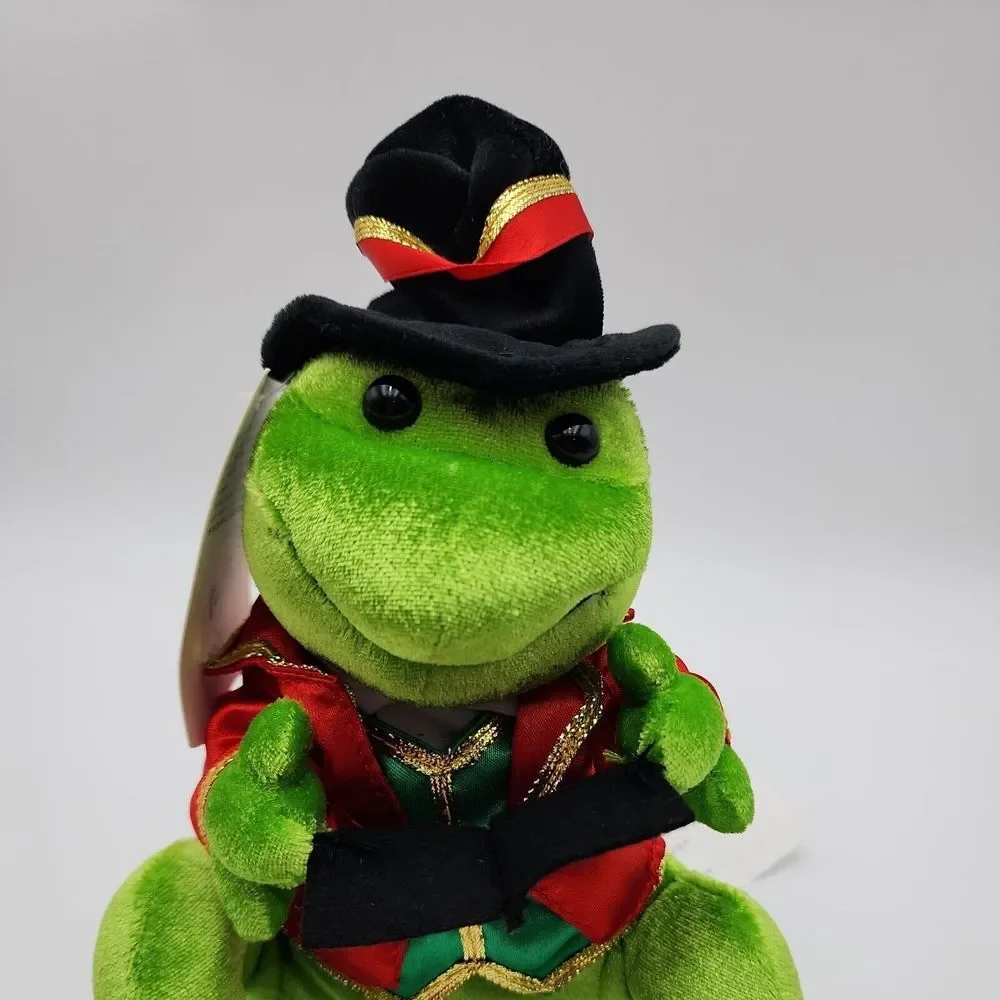 Vintage Gemmy Frogz Rock It Dancing Animated Carol Frog Sings‎ 